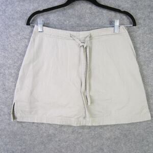 OCI Skirt Womens 5 Drawstring Casual Pull On Adjustable Modest Knee Length Skirt